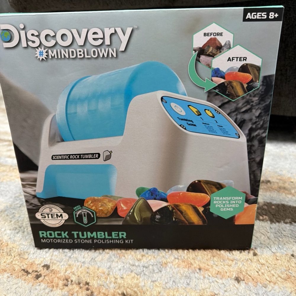 Discovery Rock Tumbler - Blue and White